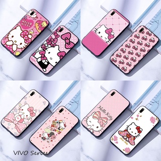 Vivo V5 V5S V7 V7 Plus + V9 V11 Pro V11i เคสมือถือแบบซิลิโคน สำหรับ Hello Kitty