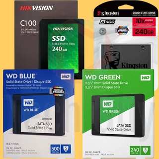SSD ประกัน 3 ปี 5 ปี WD Green Blue Kingston HIKVISION ของใหม่ เอสเอสดี 2.5 SATA III 120GB 240GB 480GB 500GB ของแท้ HIK