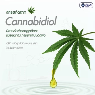 Yanhee ยันฮี มอยเจอร์ไรเซอร์ มาส์กหน้า กัญชา Mask Sheet CBD ลดสิว หน้าใส 5 แผ่น