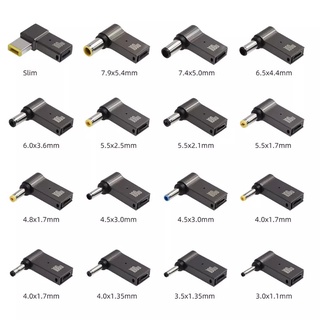 65W USB Type C To Dc Power Jack Connector USB C To Universal Laptop Power Adapter ปลั๊กแปลงสำหรับ asus Dell โน้ตบุ๊ค