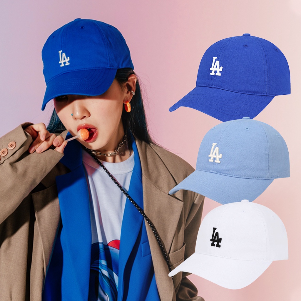 หมวก MLB Cap ของแท้ 100% ป้ายเกาหลี 🇰🇷 หมวก LA รุ่น Rookie Ball Cap [พร้อมส่ง]