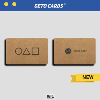 สติกเกอร์การ์ดเชิญ Squidgame Atm Card Skin สําหรับติดตกแต่ง | Getocard เกตการ์ด