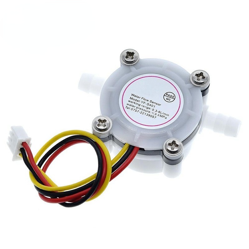 Water Coffee Flow Sensor Switch Meter Flowmeter Counter 0.3-6L/min ...