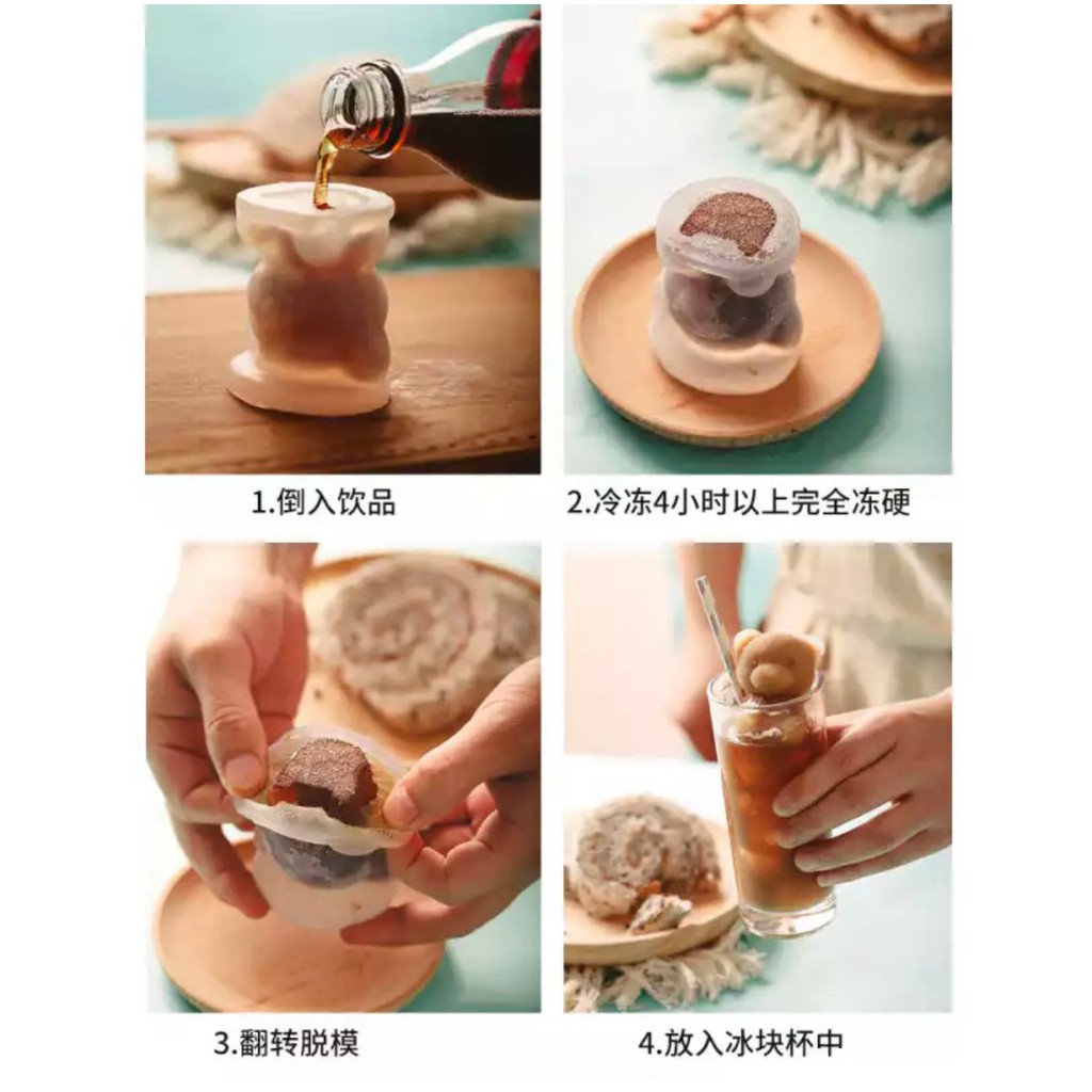 Animal Ice Block Silicone 5D บล็อกน้ำแข็งซิลิโคนแฟนซี 5มิติ ชุดทำน้ำแข็ง พิมพ์น้ำแข็ง พิมพ์ทำน้ำแข็ง