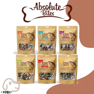 🐶 Absolute Bites Fish skin with fruits and veggies