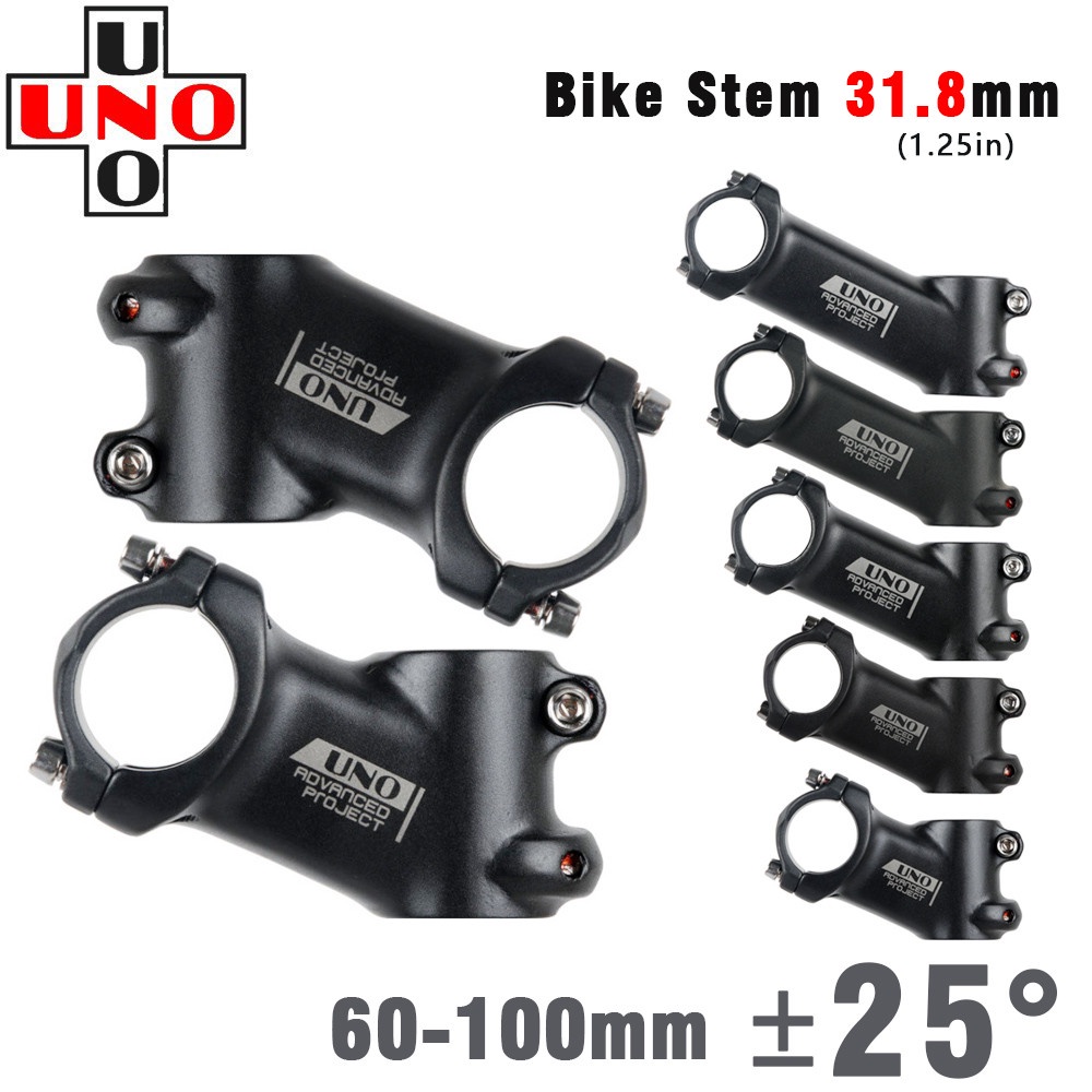 UNO Stem 7/17/25/35 องศา Ultralight Bike Stem Fit สําหรับแฮนด์จักรยาน 31.8 มม.