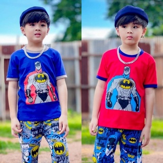 B02 เสื้อผ้าเด็กผู้ชาย ลายฮีโร่โดนใจ เซทลูกชาย