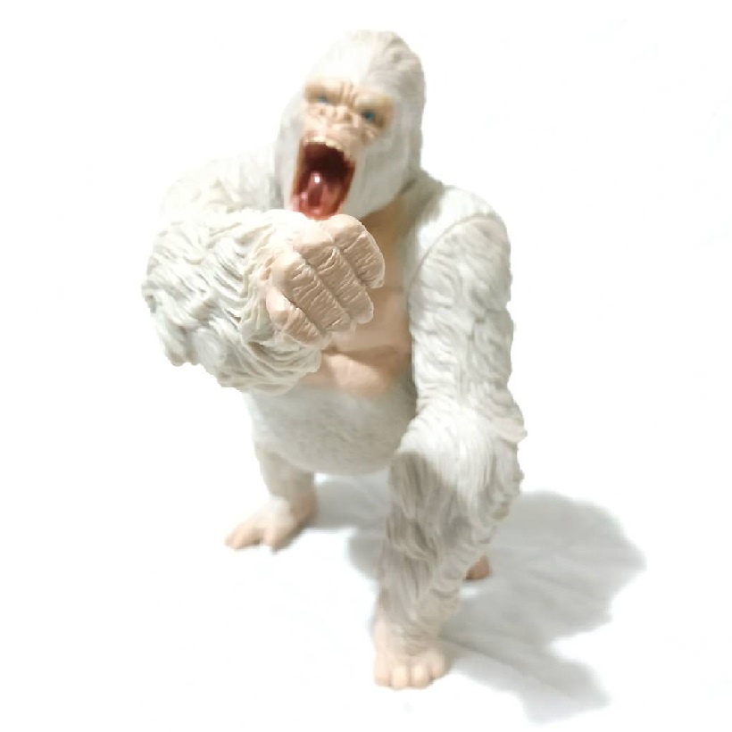 โมเดล ฟิกเกอร์ คิงคองเผือก งานซอฟไวนิล เวอร์ชั่นภาพยนต์ ปี2018 (Rampage แรมเพจ ใหญ่ชนยักษ์) Model Figure White King Kong - รูปที่ 4