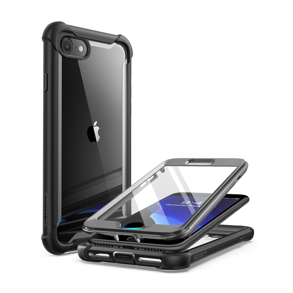 I-blason Ares เคสโทรศัพท์มือถือแบบใส สองชั้น กันรอยหน้าจอ สําหรับ iPhone SE 2022 (3rd Gen) SE 2022 SE 2020 8 7