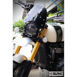 [S] การ์ดไฟหน้า สำหรับ Triumph Scrambler 1200 (ส่งฟรี) / HEAD LIGHT GUARD FOR Triumph Scrambler 1200