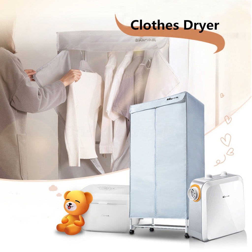 Portable Electric Clothes Dryer Heater Wardrobe Rack Underwear