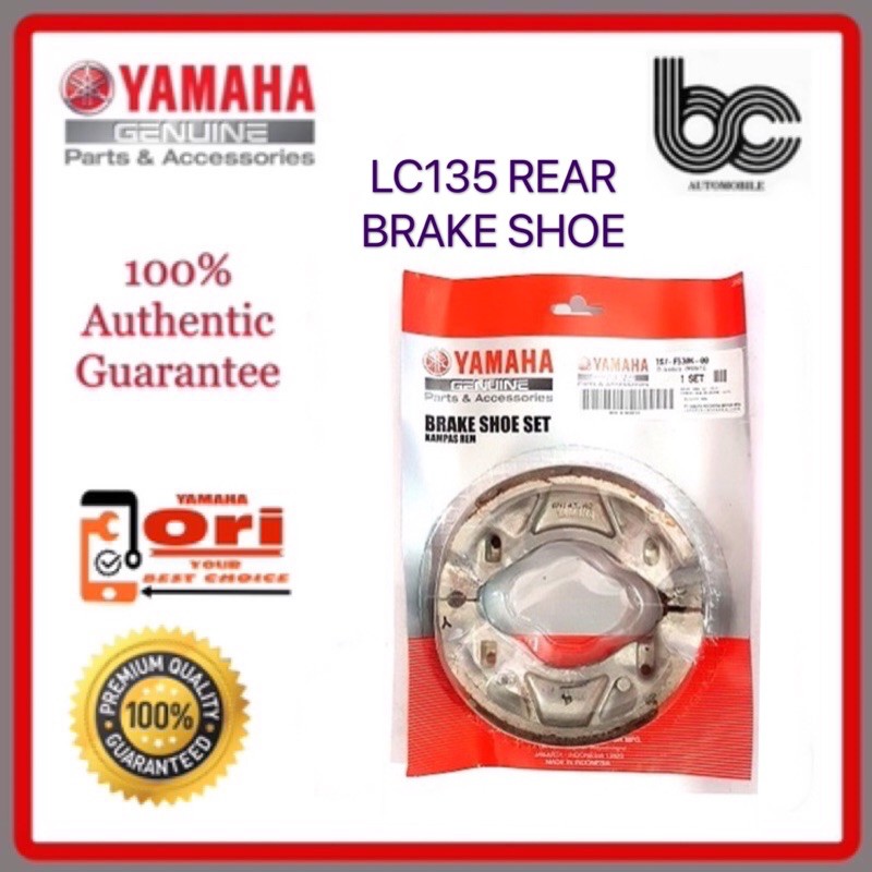YAMAHA LC135 REAR BRAKE SHOE / BRAKE BELAKANG / 135LC / LAGENDA 115 / NOUVO / EGO S / GEAR / SOLARIZ