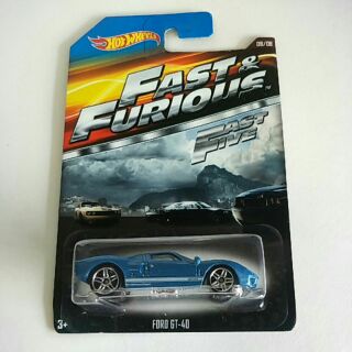 รถเหล็ก Hot wheels FORD GT-40 (Fast &amp; Furious) (ib0503)