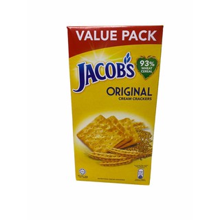 JACOB’S จาคอป ขนมปังกรอบแผ่น สินค้านำเข้าจากมาเลเซีย!! กดเลือกสูตรที่ต้องการได้เลย 1กล่อง ราคาพิเศษ สินค้าพร้อมส่ง!!