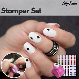 [New]♥Nail Stamper Press Artwork Making Simple Operation Kinds Hole Dozen Flower Maker for Female