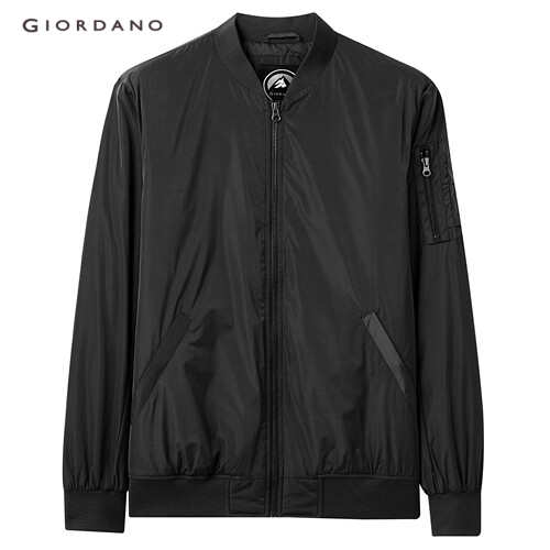 GIORDANO MEN Stand collar quilted bomber jacket 01079740