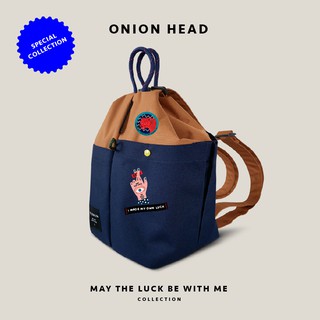 คอลเลคชั่นพิเศษ กระเป๋าเป้ Onion head backpack x เซทลาย May the luck be with me