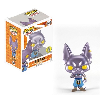 Funko POP! ฟิกเกอร์ รูปการ์ตูน Dragonball Z - Beerus Resurrection ของเล่นสะสม สําหรับเด็ก