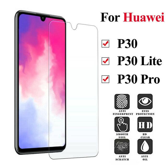 กระจกนิรภัยกันรอยหน้าจอสำหรับ Huawei P 30 / P 30 LITE 2 ชิ้น