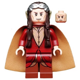 Lego Elrond, Silver Crown, Dark Red Clothing