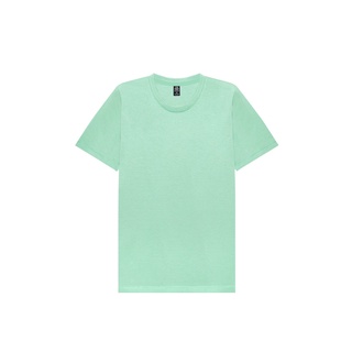 nibbana basic t-shirt เสื้อยืดคอกลม สีเขียวนม