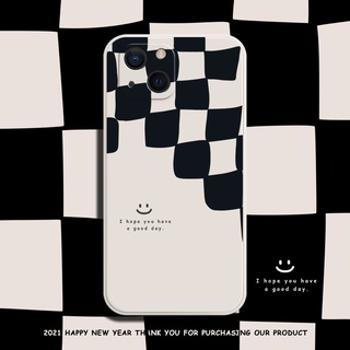 chess board smile เคส Iphone 13 Pro Max สำหรับ iphone 7 iphone 7plus 8 plus iphone X Xr Xs เคสไอโฟน Iphone 11 12 PRO MAX