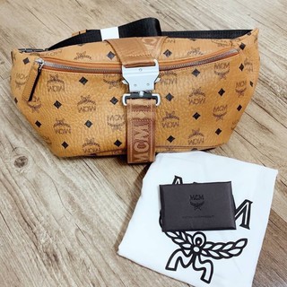 (ผ่อน0%) แท้💯📌 MCM Jemison Medium Belt Bag Visetos