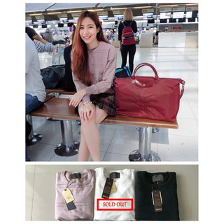 KozySnow T19 เสื้อไหมพรม เสื้อสเวตเตอร์ เสื้อสเวตเตอร์ผู้หญิง เสื้อสเวตเตอร์แขนยาว เสื้อสเวตเตอร์ทอลาย