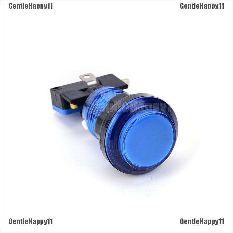 GENTLE1pc round lit illuminated arcade video game push button switch ...