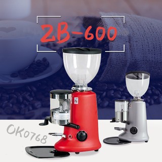 เครื่องบดกาแฟเอสเพรสโซ่พาณิชย์ ZB600 เครื่องบดกาแฟดำเงินแดง