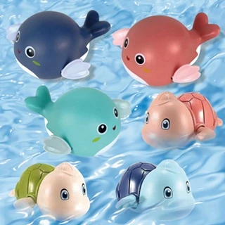 Berma Baby ของเล่นอาบน้เด็ก ของเล่นลอยน้ำ ของเล่นในห้องน้ำ เป็ดน้อยสีเหลือง เพนกวินว่ายน้ำ