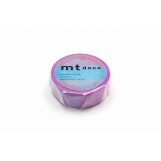 mt masking tape fluorescent gradation pink x blue (MT01D461) / เทปตกแต่งวาชิ  ประเทศญี่ปุ่น