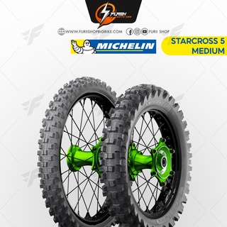 ยาง/ยางรถมอเตอร์ไซค์/ยางบิ๊กไบค์ MICHELIN : STARCROSS 5 MEDIUM