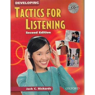 DKTODAY หนังสือ DEVELOPING TACTICS FOR LISTENING:SB.+CD (2ED)