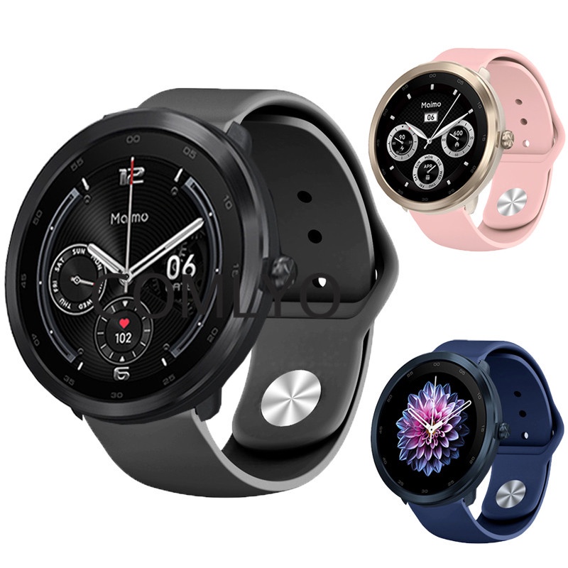 Fit สําหรับ Maimo watch R สาย GPS ซิลิโคนนุ่มกีฬา Smartwatch สร้อยข้อมือสําหรับผู้หญิงผู้ชายนาฬิกา