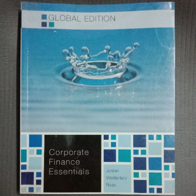 Corporate Finance Essentials Global Edition 7th