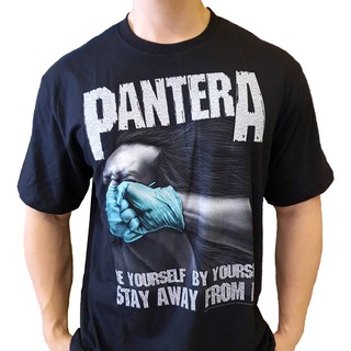 เสื้อยืดโอเวอร์ไซส์เสื้อยืดสีดำวงร็อค PANTERA TDM 1789S-3XL