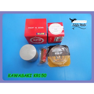 KAWASAKI KR150 year 1998 PISTON with PISTON RING SET size 0.50 mm  // ชุดลูกสูบ พร้อม แหวนลูกสูบ ขนาด 0.50