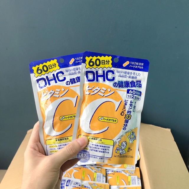 DHC Vitamin C 60 วัน 120 แคปซูล วิตามินซี นำเข้าจากญี่ปุ่น ของแท้ 100%