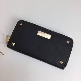 Mango Saffiano Effect Wallet with Studded พร้อมส่ง