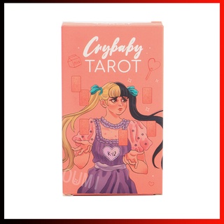 สมุดบันทึกภาษาอังกฤษ Crybaby Tarot พร้อมกระดาษ 1:1 78 แผ่น