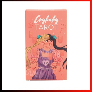 สมุดบันทึกภาษาอังกฤษ Crybaby Tarot พร้อมกระดาษ 1:1 78 แผ่น