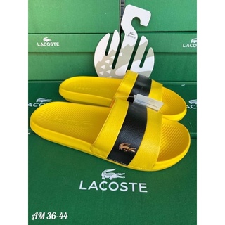 รองเท้าผู้หญิงผู้ชายรองเท้าแตะแบบสวมของLACOSTE free boxงานเกรดเอเบาใส่สบาย