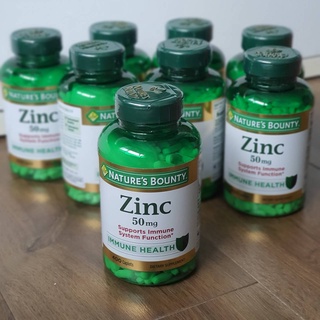 Natures Bounty Zinc 50 mg ขนาด 400เม็ด