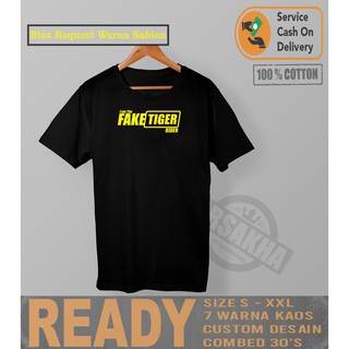 เสื้อยืด ลาย Iam The Fake Tiger RIDER สําหรับยานยนต์