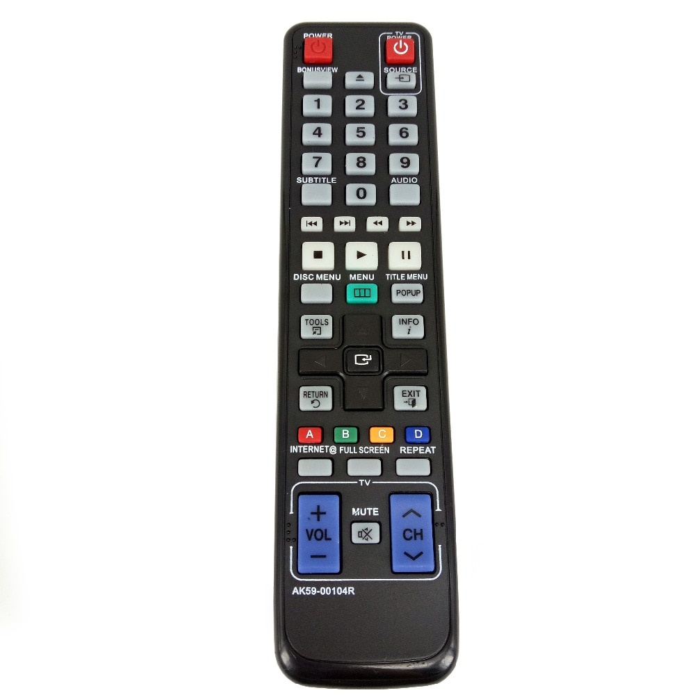 AK59-0014R ใหม่เปลี่ยน AK59-0014R สําหรับ SAMSUNG Blu-Ray DVD Player Disc รีโมทคอนโทรลสําหรับ BD-C69