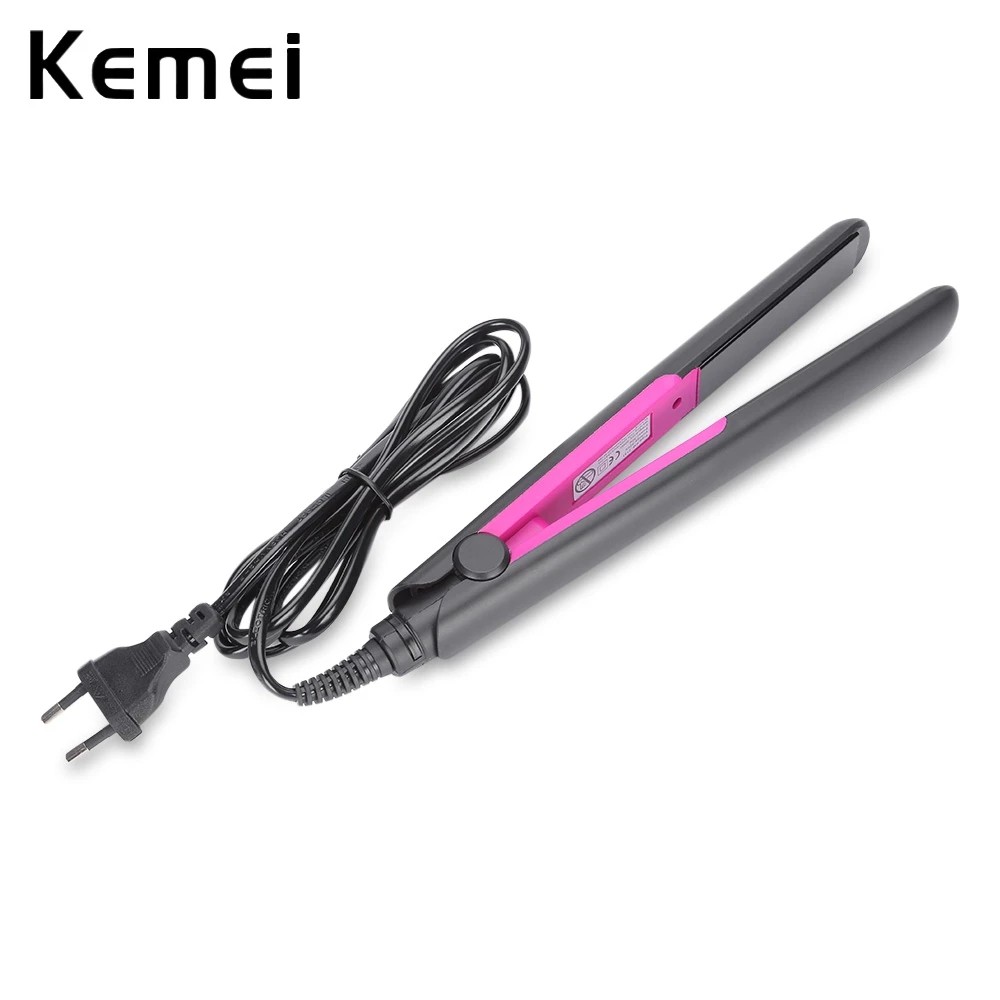 Kemei เครื่องหนีบผมไฟฟ้า เซรามิค ทัวร์มาลีน 220V ปลอดภัย ใช้งานง่าย KM-2131