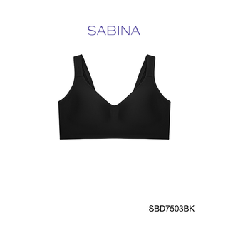 Sabina เสื้อชั้นใน (ไร้โครง) รุ่น Perfect Bra รหัส SBD7503BK สีดำ