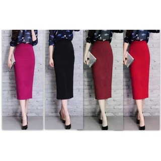 กระโปรงทำงาน​ กระโปรงยาว​ ​ (SS-3XL)พร้อมส่ง