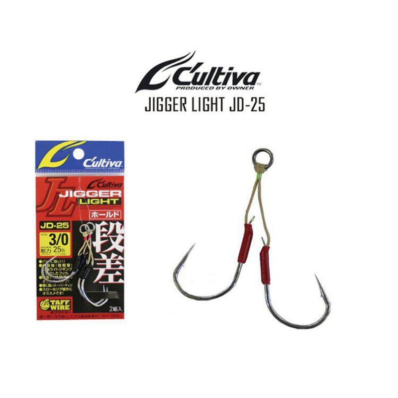 OWNER CULTIVA JIGGER LIGHT ASSIST HOOK JD-25